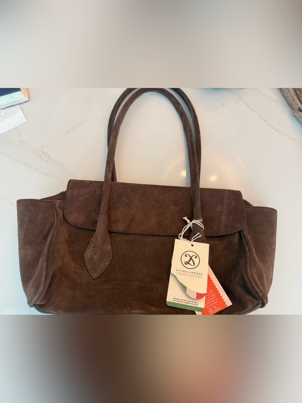 Divina Firenze Suede bag NWT